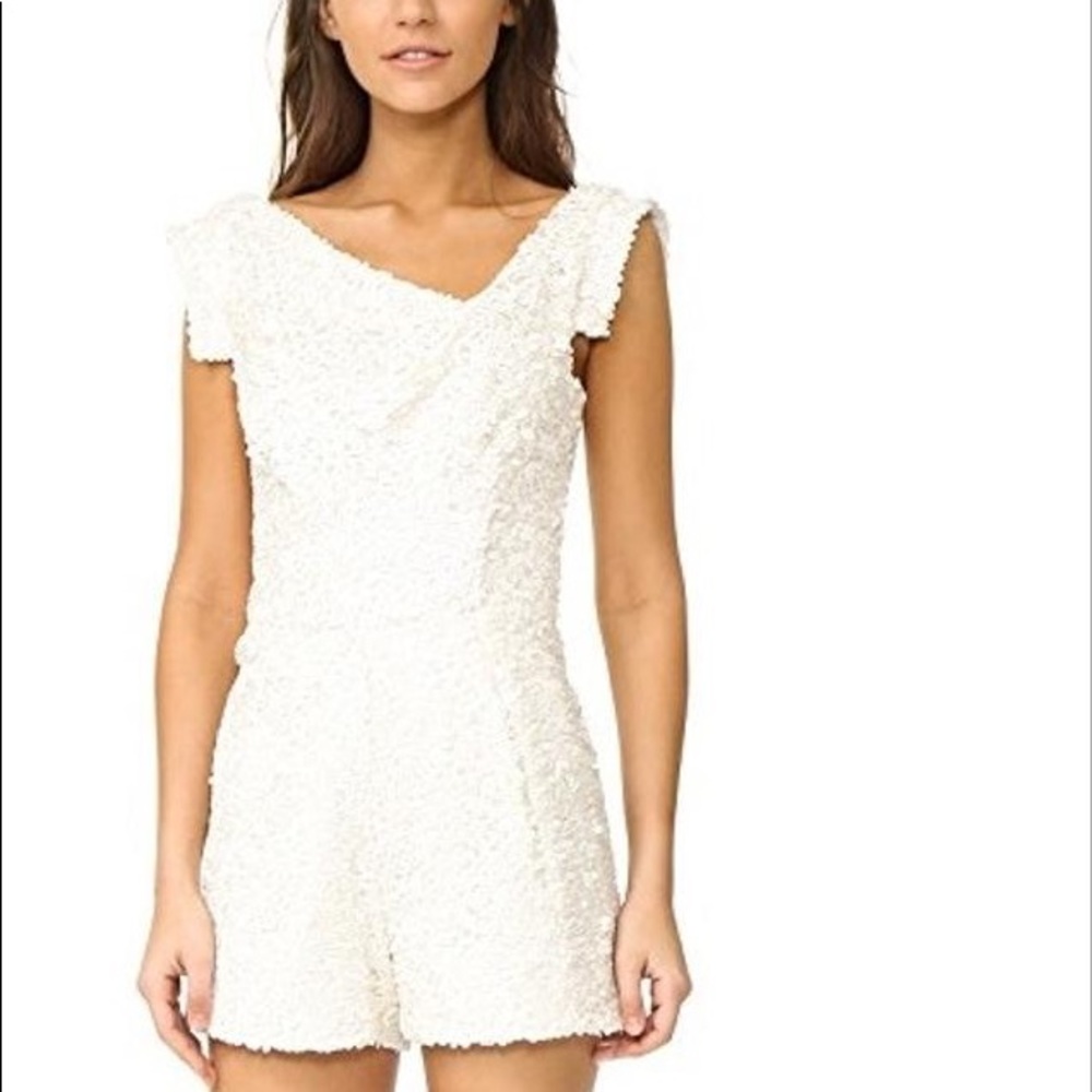 Black Halo Sequin Romper